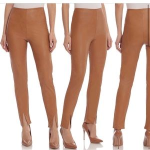 Faux leather leggings